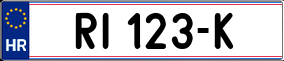 Truck License Plate